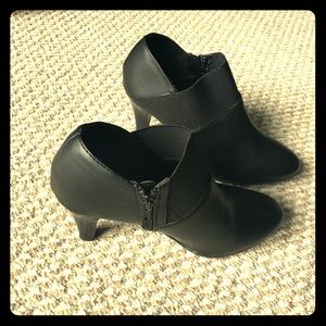 Black ankle boots